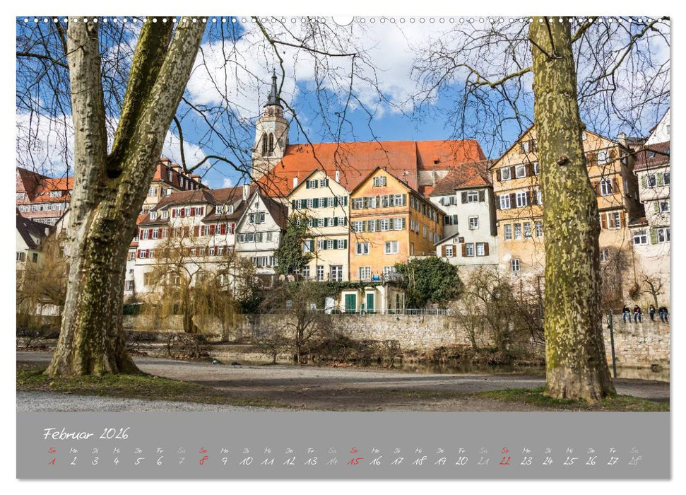 Zwölf Monate in Tübingen (CALVENDO Premium Wandkalender 2026)