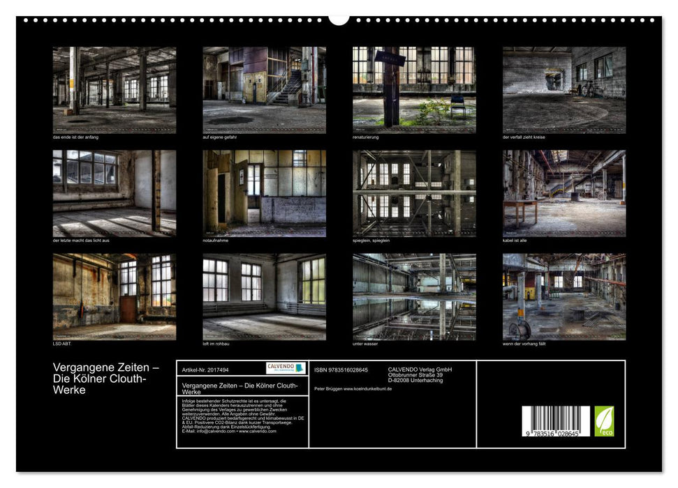 Vergangene Zeiten – Die Kölner Clouth-Werke (CALVENDO Premium Wandkalender 2026)