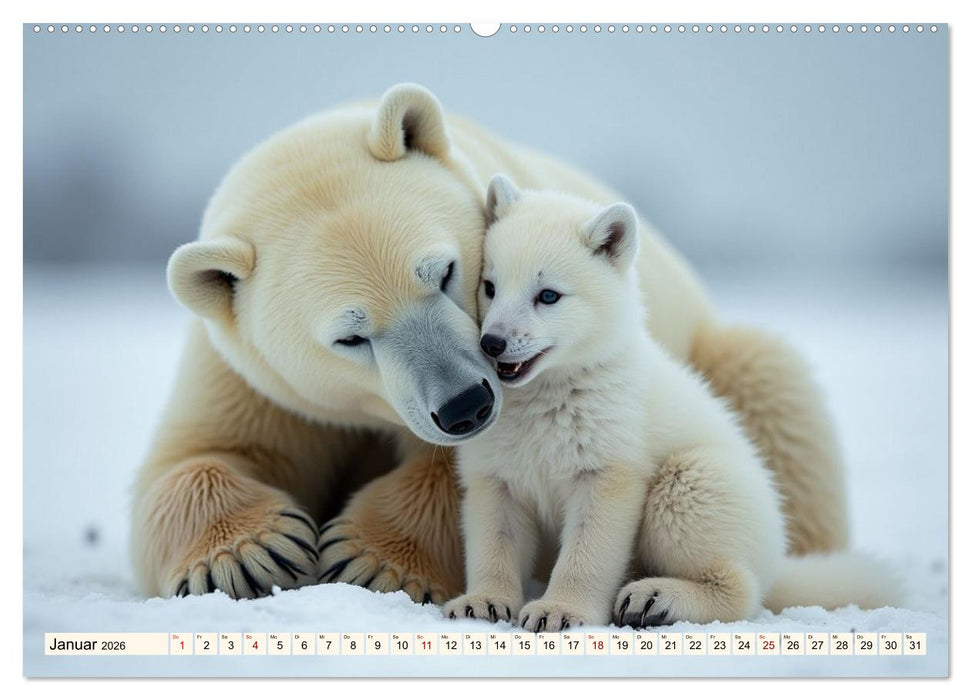 Ungewöhnliche Tierfreundschaften (CALVENDO Premium Wandkalender 2026)