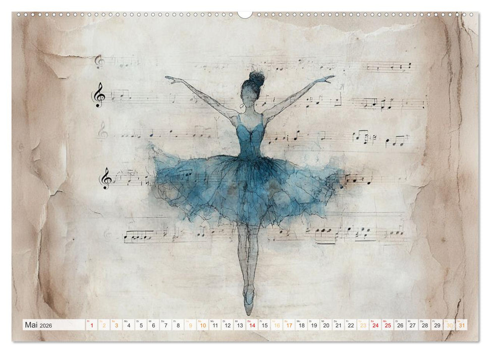 Im Pas de Deux mit der Stille (CALVENDO Wandkalender 2026)