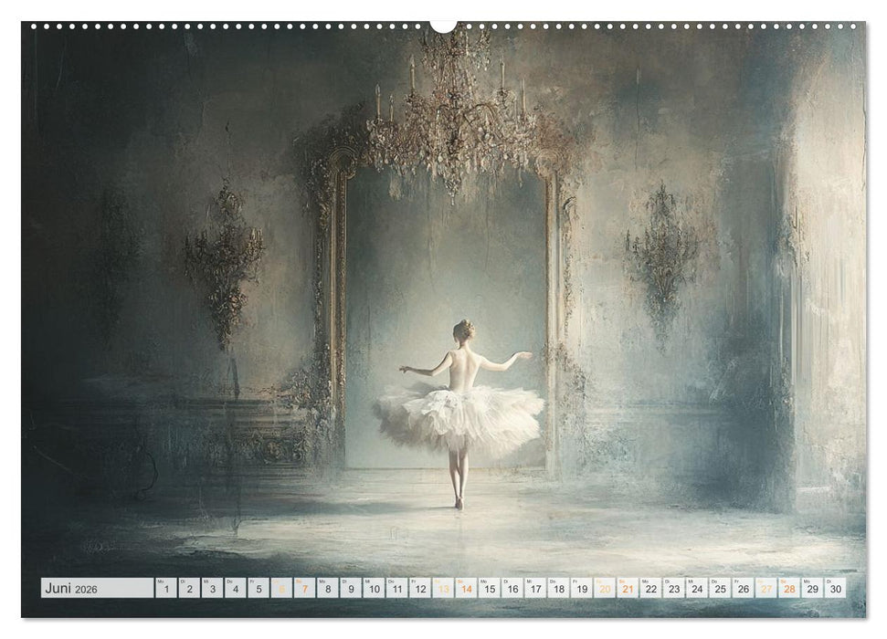 Im Pas de Deux mit der Stille (CALVENDO Wandkalender 2026)