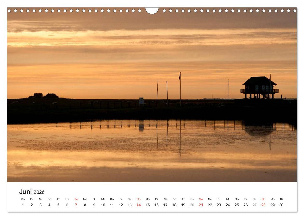 Hallig Hooge - zwischen Himmel und Erde (CALVENDO Wandkalender 2026)