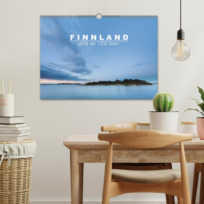 Finnland: Land der 1000 Seen (CALVENDO Wandkalender 2026)