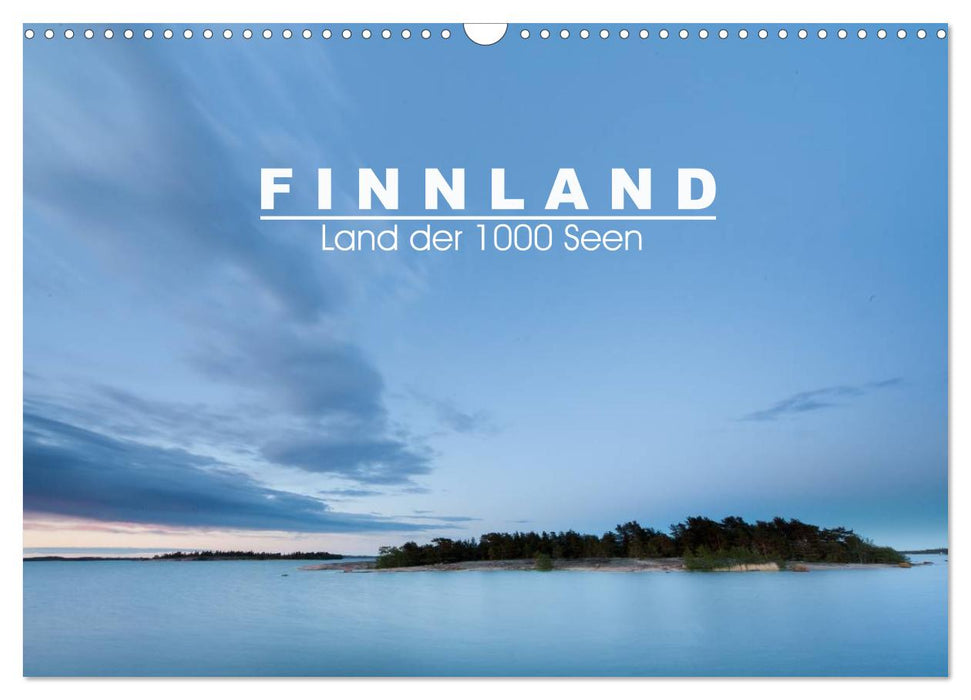Finnland: Land der 1000 Seen (CALVENDO Wandkalender 2026)