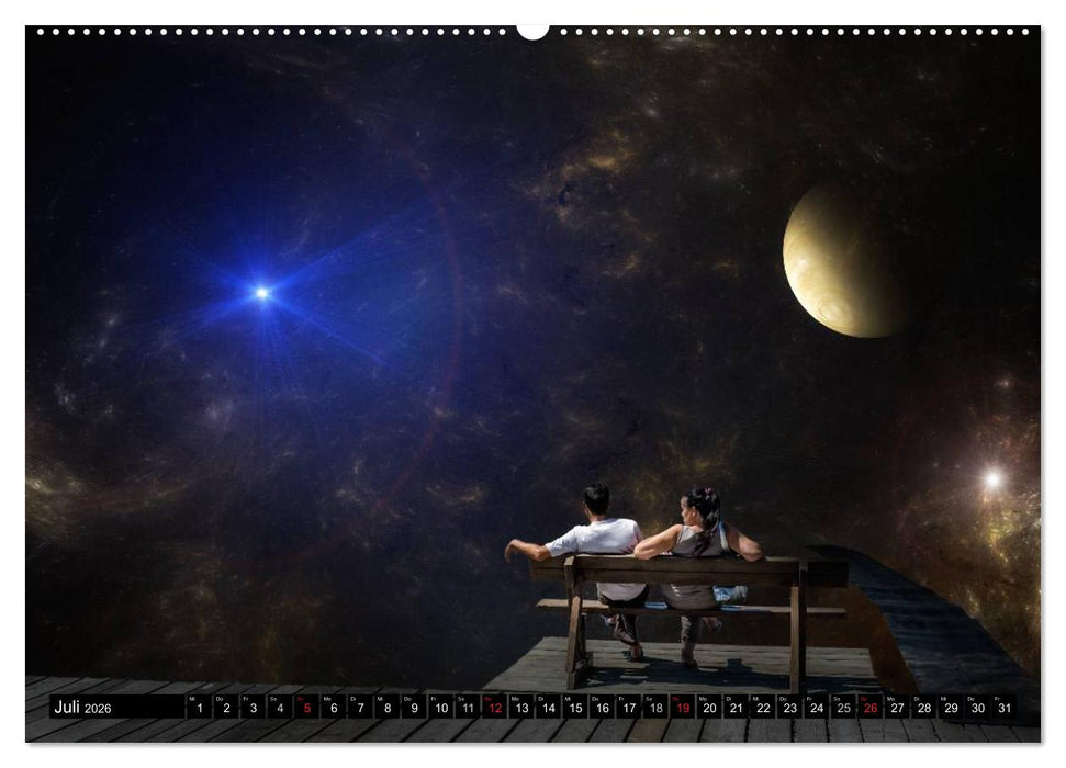Ansichten des Weltraums (CALVENDO Premium Wandkalender 2026)