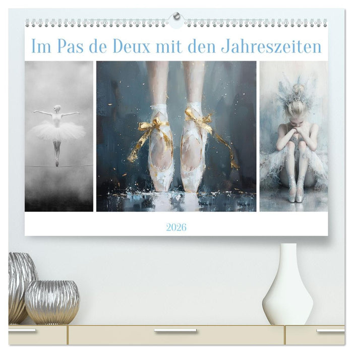 Im Pas de Deux mit der Stille (CALVENDO Premium Wandkalender 2026)