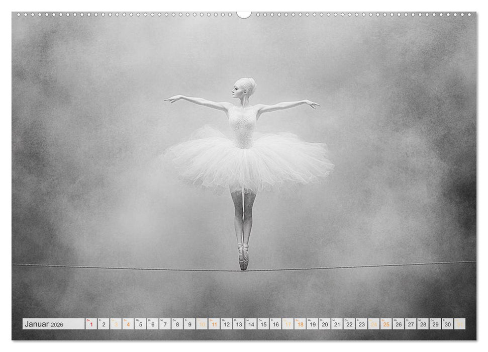 Im Pas de Deux mit der Stille (CALVENDO Premium Wandkalender 2026)
