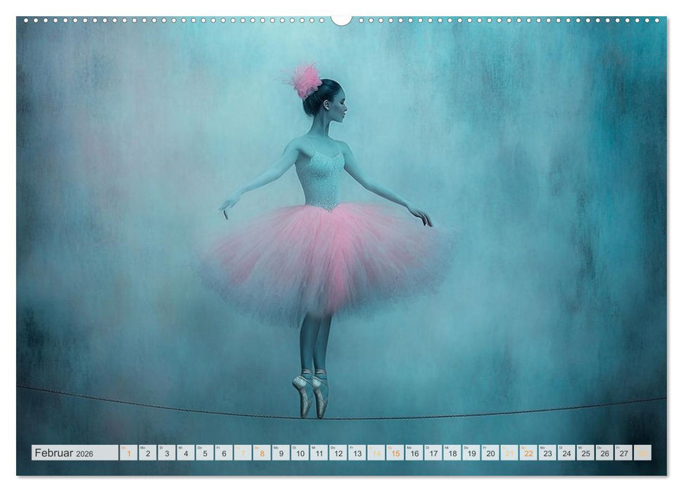 Im Pas de Deux mit der Stille (CALVENDO Premium Wandkalender 2026)
