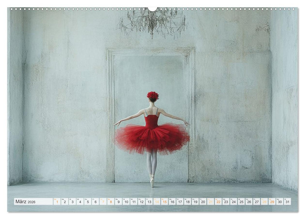 Im Pas de Deux mit der Stille (CALVENDO Premium Wandkalender 2026)