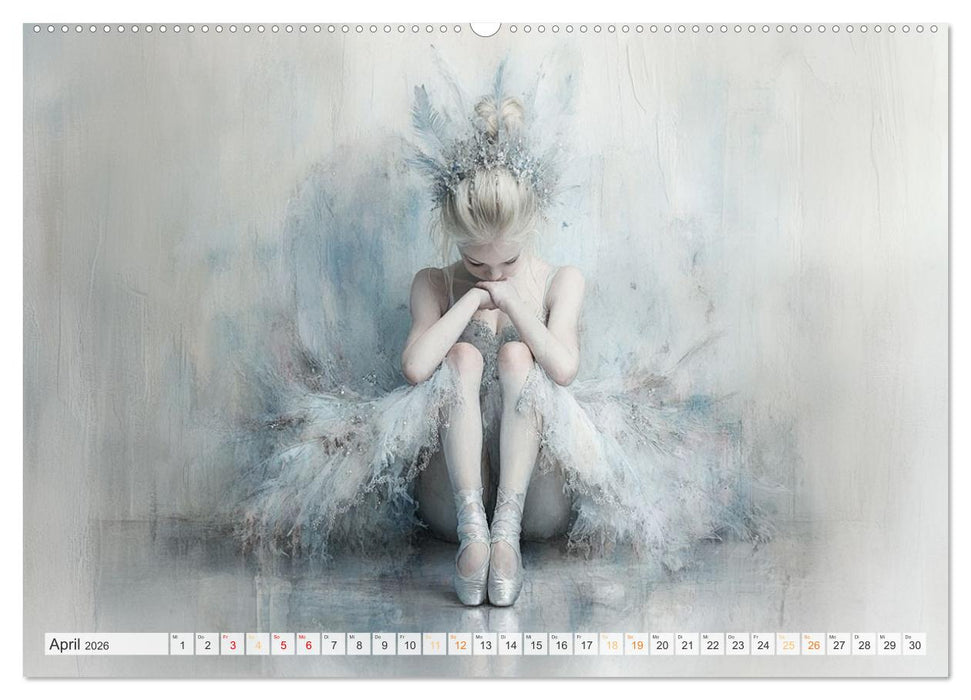 Im Pas de Deux mit der Stille (CALVENDO Premium Wandkalender 2026)