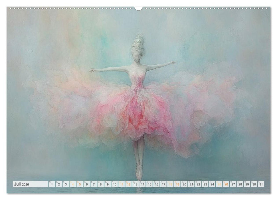 Im Pas de Deux mit der Stille (CALVENDO Premium Wandkalender 2026)