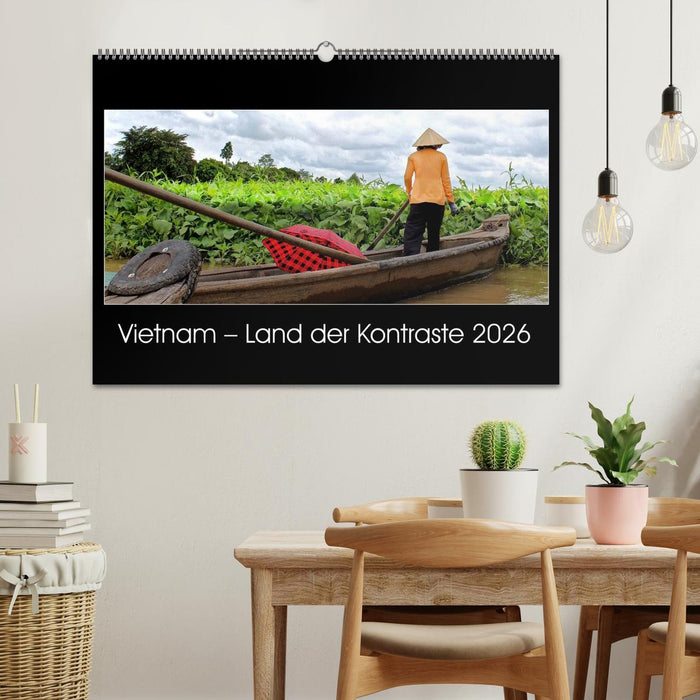 Vietnam – Land der Kontraste 2026 (CALVENDO Wandkalender 2026)