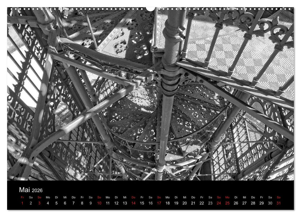 Der Gusseiserne Turm zu Löbau (CALVENDO Premium Wandkalender 2026)