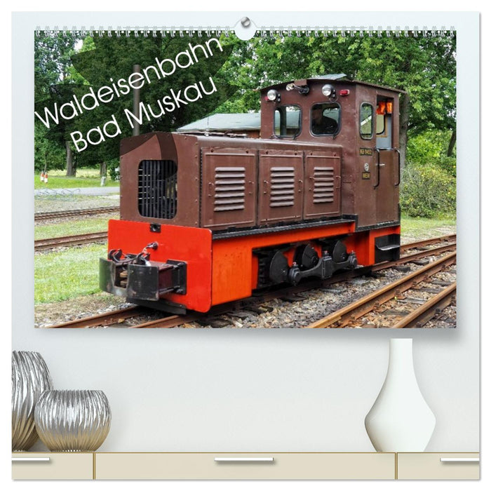 Waldeisenbahn Bad Muskau (CALVENDO Premium Wandkalender 2026)