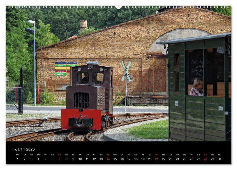 Waldeisenbahn Bad Muskau (CALVENDO Premium Wandkalender 2026)