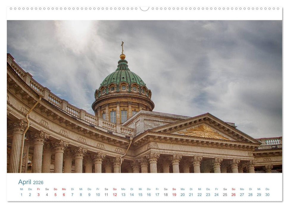 Sankt Petersburg - "Venedig des Nordens" (CALVENDO Premium Wandkalender 2026)
