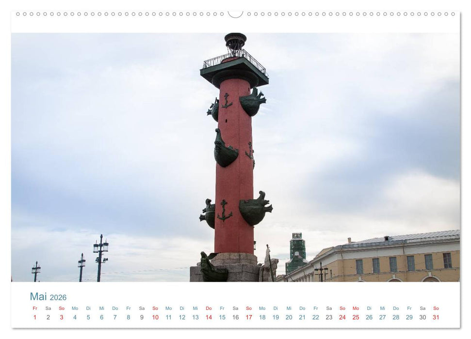 Sankt Petersburg - "Venedig des Nordens" (CALVENDO Premium Wandkalender 2026)