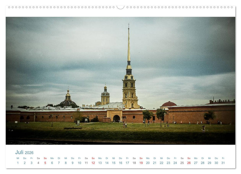 Sankt Petersburg - "Venedig des Nordens" (CALVENDO Premium Wandkalender 2026)