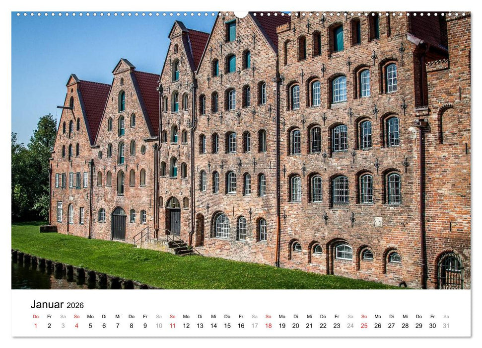 Lübeck - Das Tor zur Ostsee (CALVENDO Premium Wandkalender 2026)