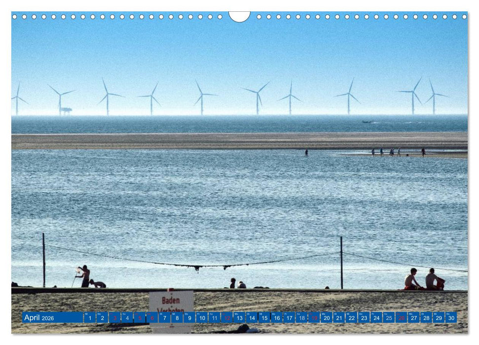 Blick auf Borkum (CALVENDO Wandkalender 2026)