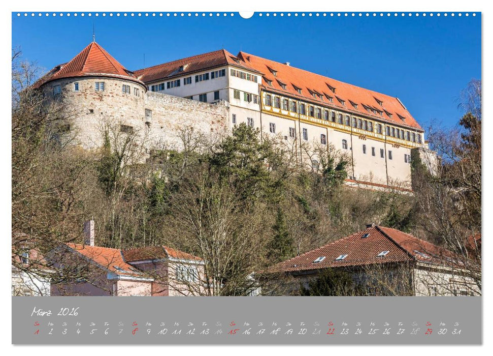 Zwölf Monate in Tübingen (CALVENDO Wandkalender 2026)