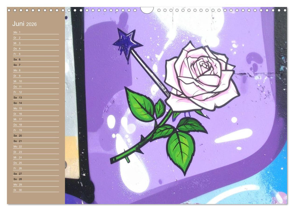Graffiti im Blick – Das Jahr in Farben (CALVENDO Wandkalender 2026)