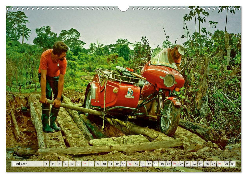 Ein Abenteuer per Motorrad - DIE TRANSAMAZONICA (CALVENDO Wandkalender 2026)