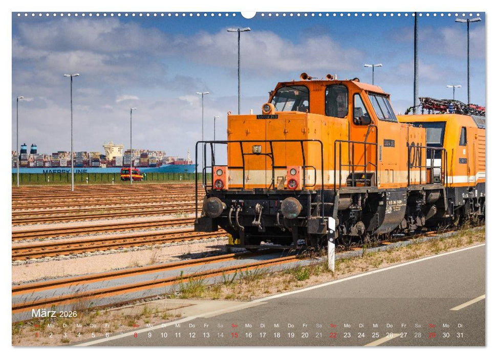 Impressionen vom JadeWeserPort (CALVENDO Wandkalender 2026)