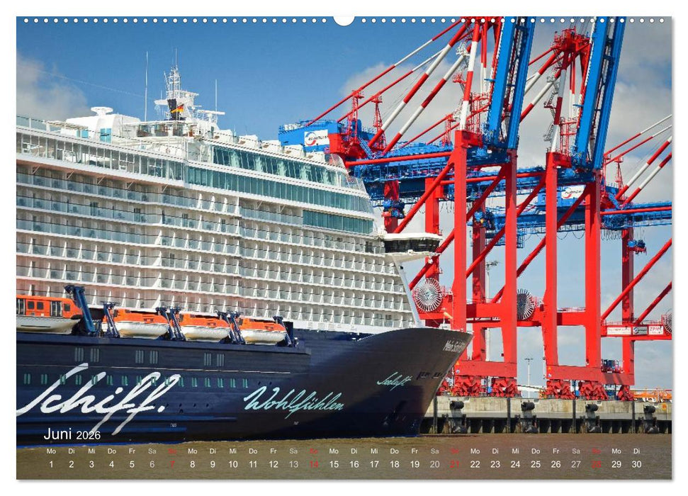 Impressionen vom JadeWeserPort (CALVENDO Wandkalender 2026)