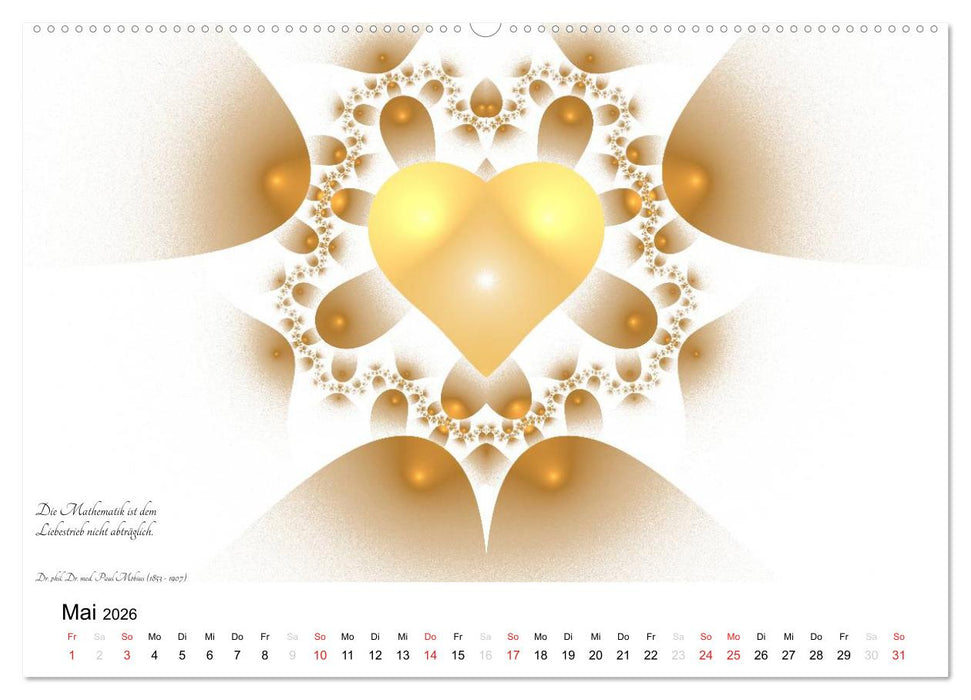 Mathematik - Grafiken und Zitate 2026 (CALVENDO Premium Wandkalender 2026)