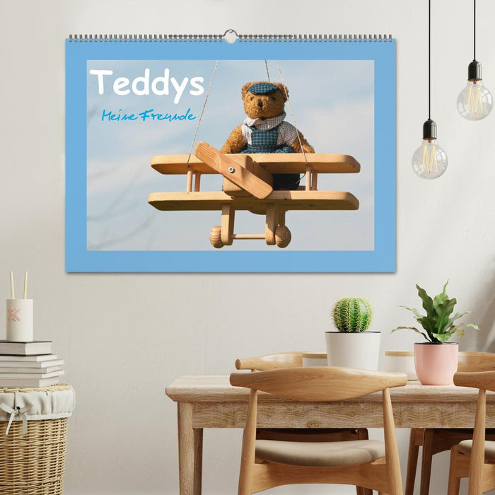 Teddys Meine Freunde (CALVENDO Wandkalender 2026)