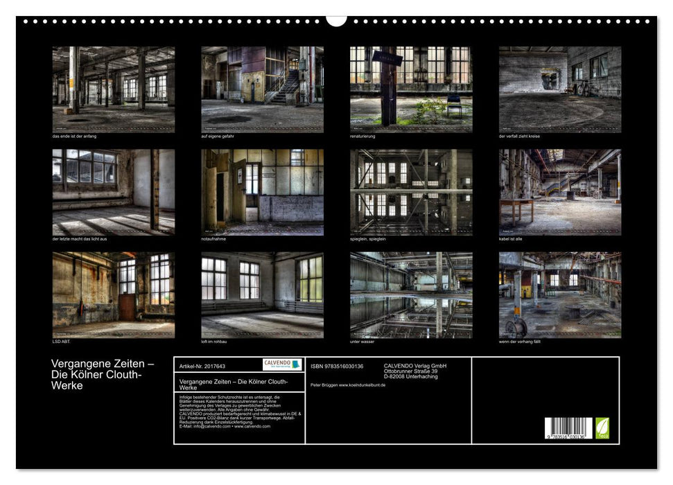 Vergangene Zeiten – Die Kölner Clouth-Werke (CALVENDO Wandkalender 2026)