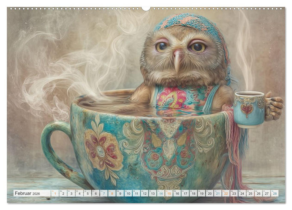 Wasserschlacht mit Flauschalarm (CALVENDO Premium Wandkalender 2026)