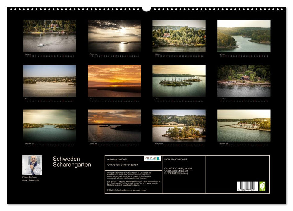Schweden Schärengarten (CALVENDO Wandkalender 2026)