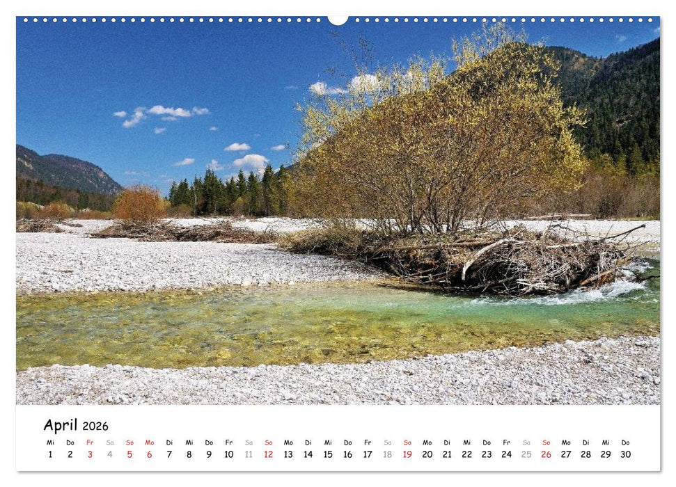 Wunderschönes Isartal 2026 (CALVENDO Premium Wandkalender 2026)