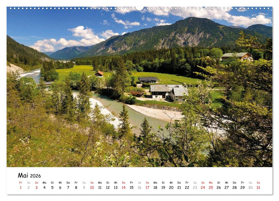 Wunderschönes Isartal 2026 (CALVENDO Premium Wandkalender 2026)