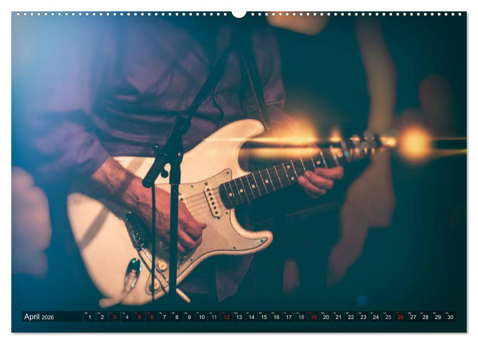 Gitarren - Live (CALVENDO Premium Wandkalender 2026)