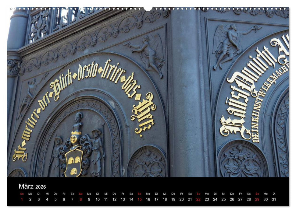 Der Gusseiserne Turm zu Löbau (CALVENDO Wandkalender 2026)