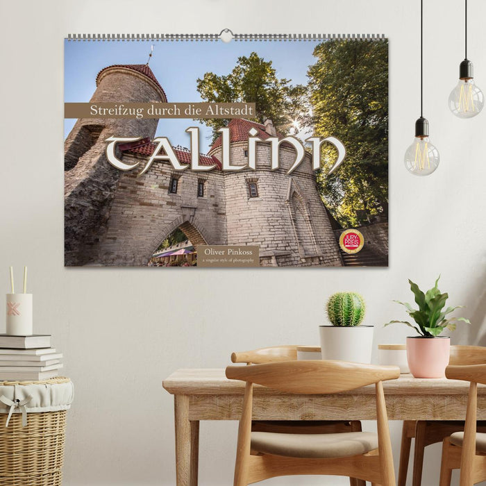 Tallinn - Streifzug durch die Altstadt (CALVENDO Wandkalender 2026)