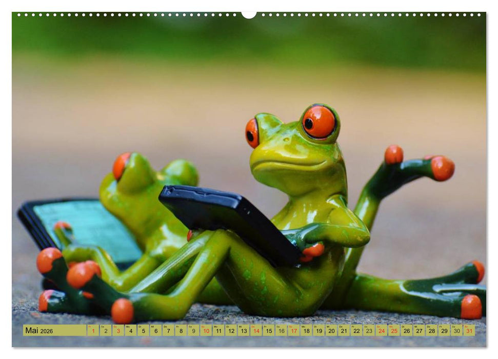 Froschsommer. Liebe, Sonne und Urlaub (CALVENDO Premium Wandkalender 2026)