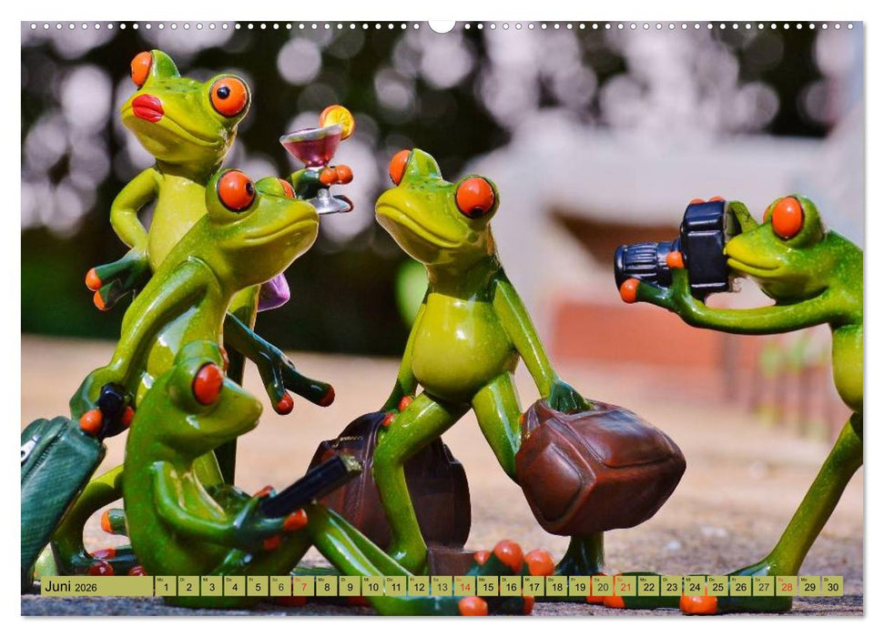 Froschsommer. Liebe, Sonne und Urlaub (CALVENDO Premium Wandkalender 2026)