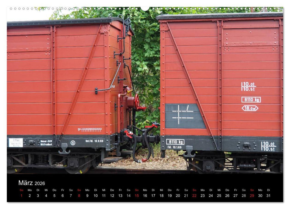 Ein Jahr mit der Schmalspurbahn aus Zittau (CALVENDO Wandkalender 2026)