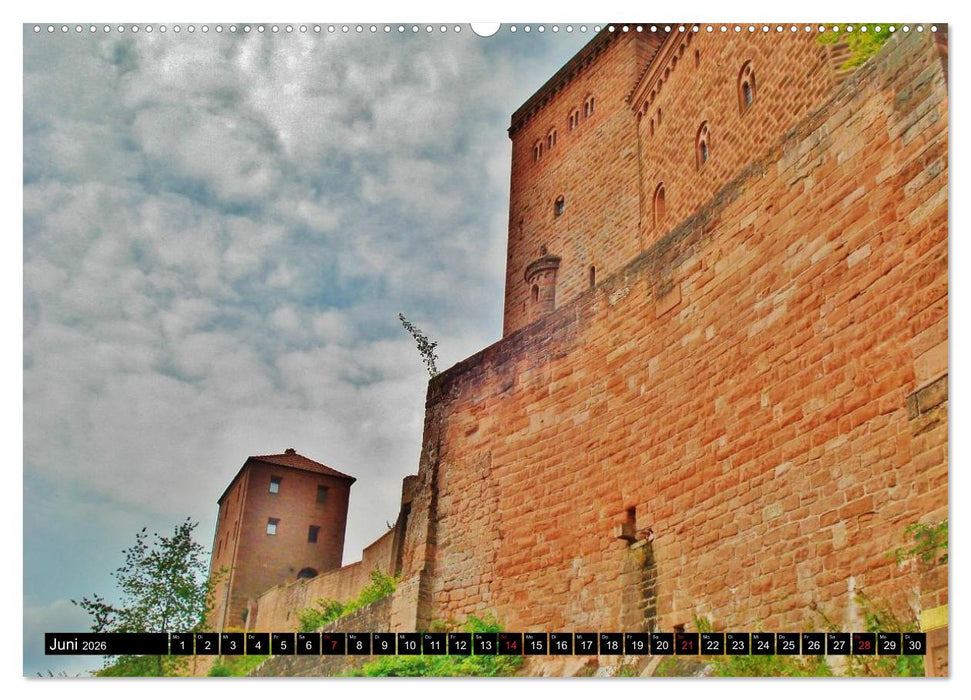 Burgen- und Schlösserreise durch Deutschland (CALVENDO Premium Wandkalender 2026)