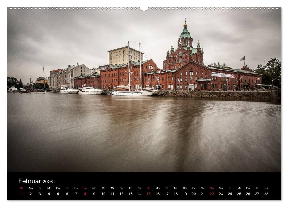 Helsinki / Besuchen - Entdecken - Erleben (CALVENDO Wandkalender 2026)