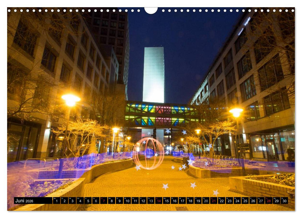 Light Art in Leipzig (CALVENDO Wandkalender 2026)