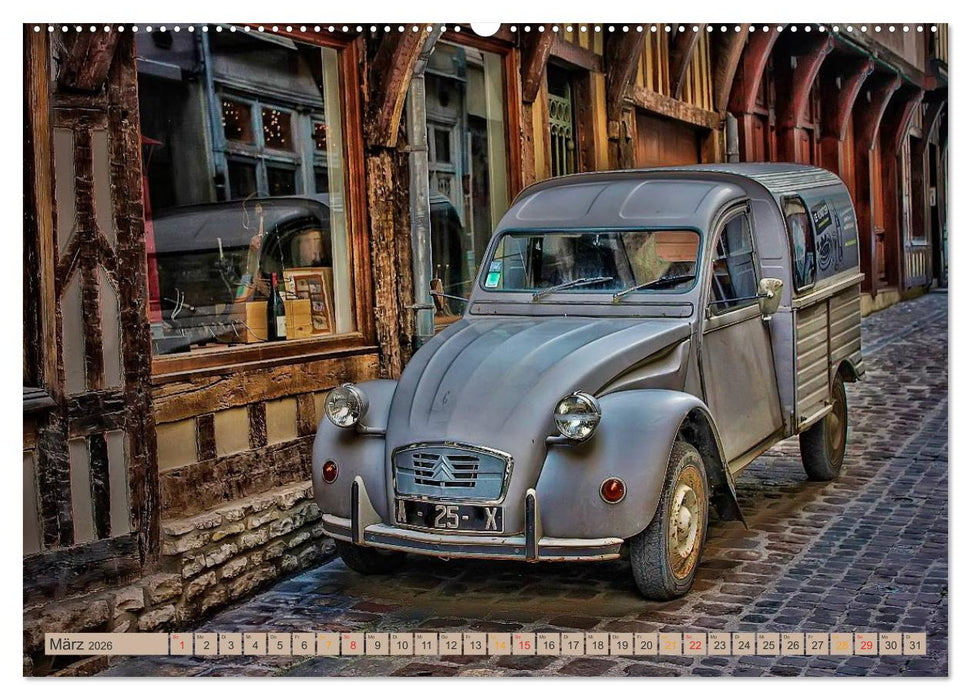 Citroën 2CV - die Ente (CALVENDO Wandkalender 2026)