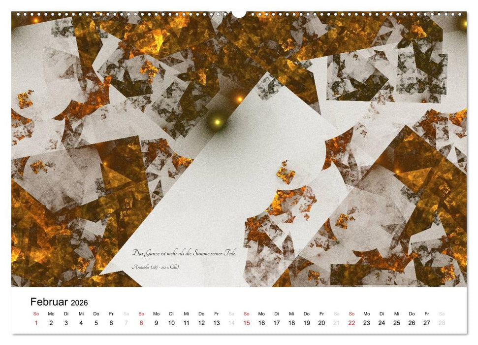 Mathematik - Grafiken und Zitate 2026 (CALVENDO Wandkalender 2026)