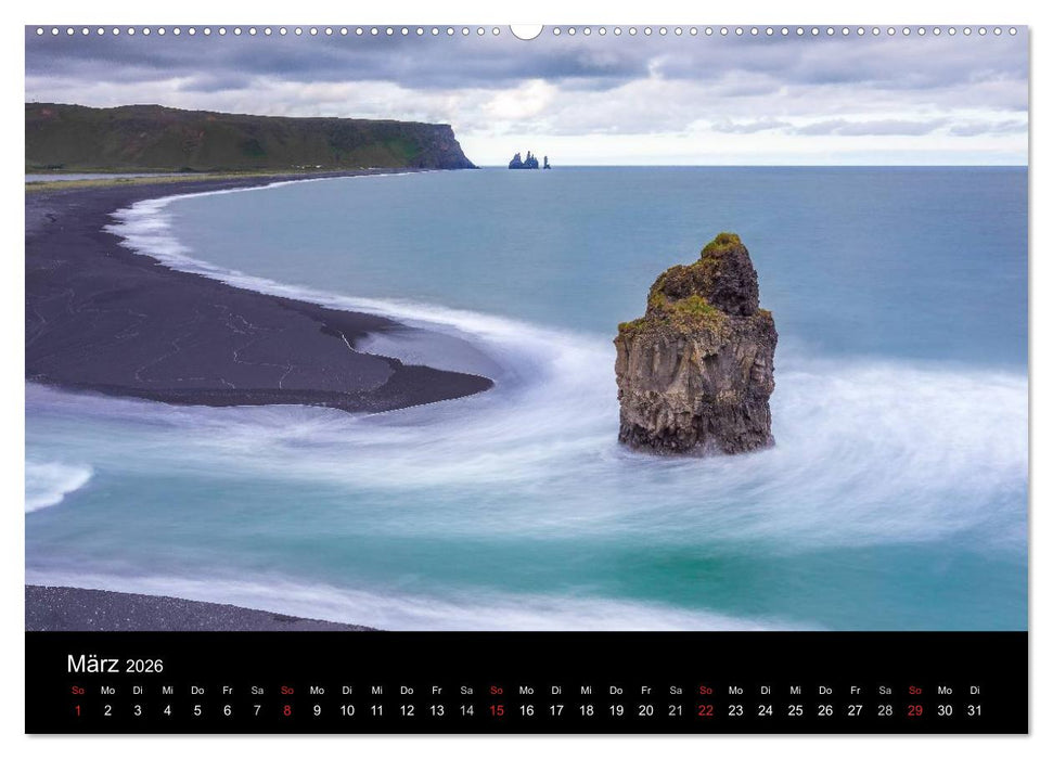 ISLAND - Zauber der Natur (CALVENDO Premium Wandkalender 2026)