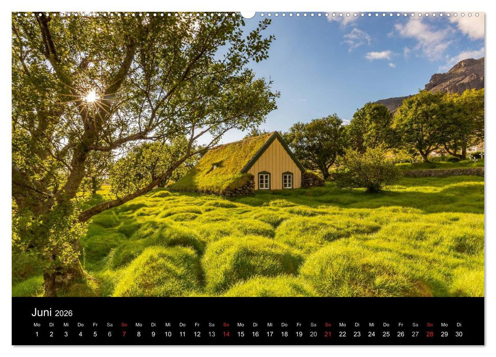 ISLAND - Zauber der Natur (CALVENDO Premium Wandkalender 2026)