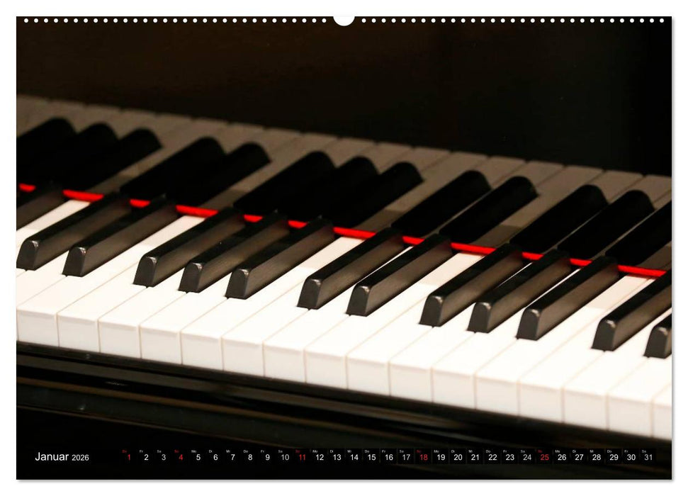 Die Welt der Musikinstrumente (CALVENDO Premium Wandkalender 2026)